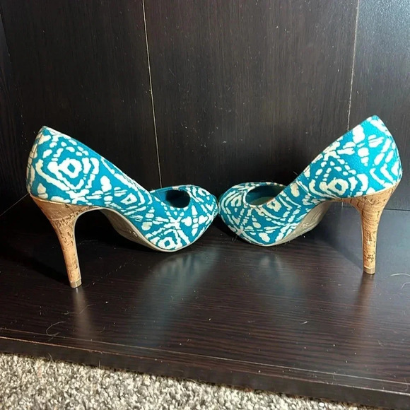 Christian Soriano Payless Peep Toe Heels size 5 1/2 - Picture 6 of 12